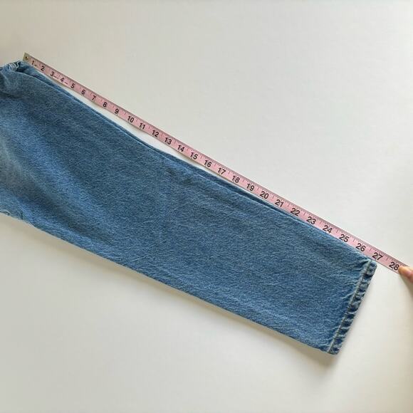 Revolve Boyish The Billy Conversation Blue Denim Stretch Skinny Jeans Size 27 - Picture 10 of 11